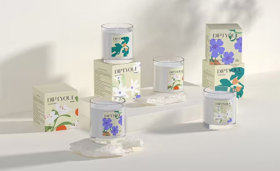 Custom candle and home fragrance packaging boxes