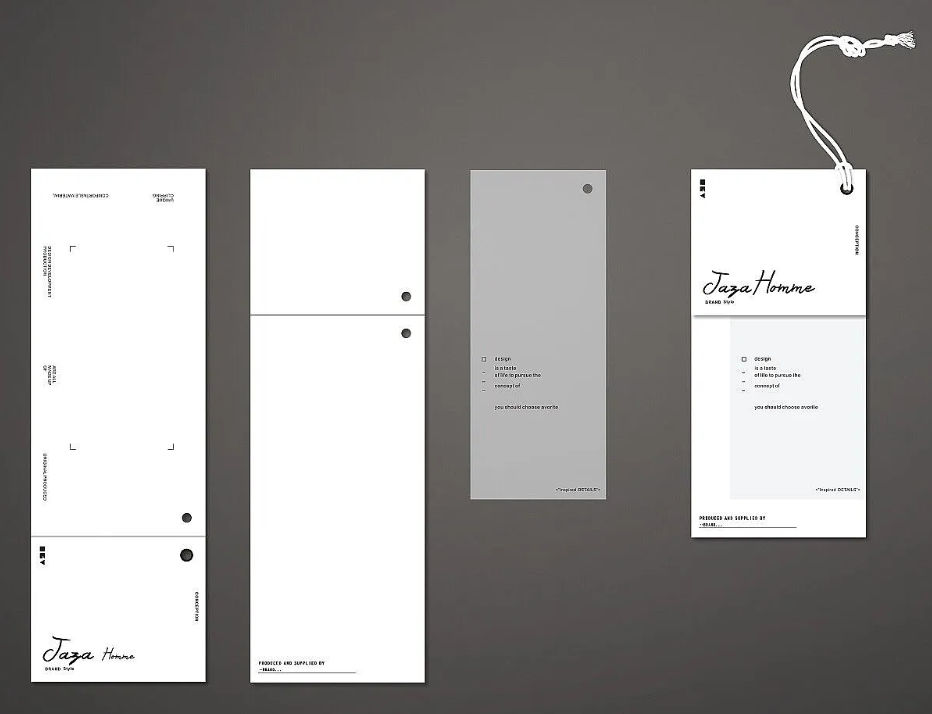 Custom paper tube packaging and hang tags